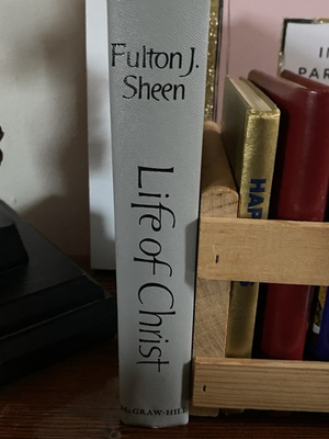 #ad #ad 1958 Life of Christ by Fulton J. Sheen McGraw Hill HC Religion Book $50.00