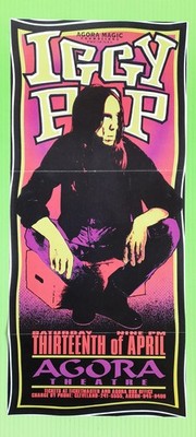 IGGY POP ... in concert ' 9 6 ... Cleveland / OHIO .. * Poster * 54 x 25