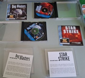 Mega CD Bug Blasters Exterminators & Star Strike pre-owned
