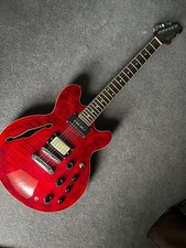Fret-King Elise Gordon Giltrap hybrid electric/acoustic, red In original gigbag