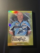 PDC Panini Rob Cross Auto 3/9 Gold Karte Dart Premier League 2025 Autogramm 