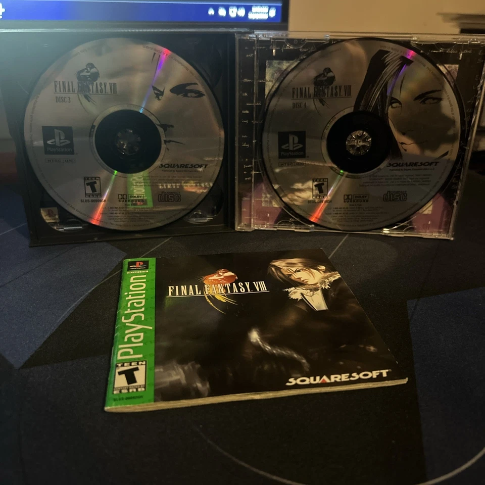 FINAL FANTASY VIII 8 Greatest Hits - Sony PlayStation 1 PS1 COMPLETO EN CAJA CIB Foto 3 de 4
