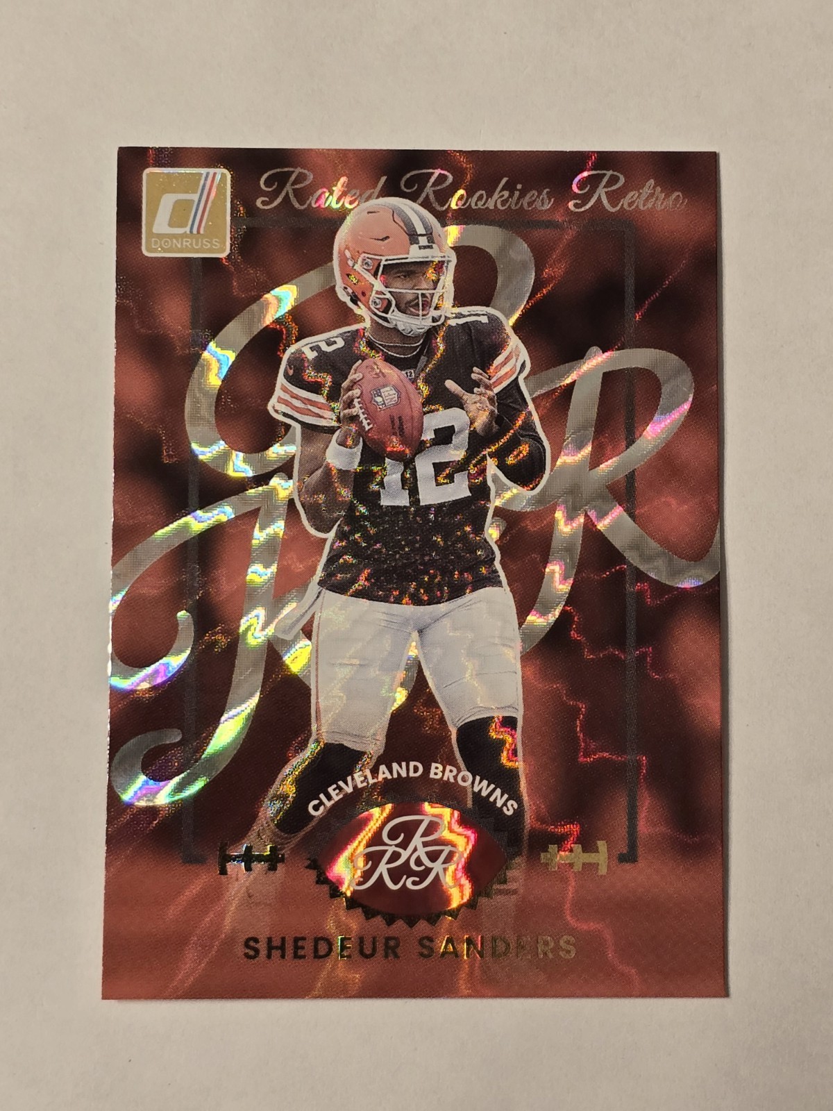 2025 Panini Donruss - Rated Rookies Retro Shedeur Sanders RC Browns 🔥🔥🔥