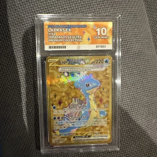 Pokémon - Lapras EX 164 - Black Star Promo UPC - Ace 10
