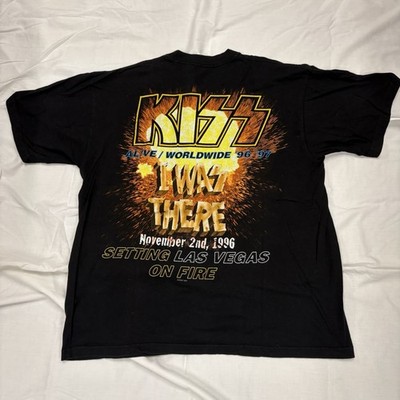 KISS Vintage Alive Worldwide Tour 1996/97 T-Shirt XL Las Vegas