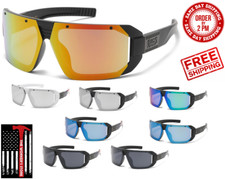 LOCS Oversize Premium Sport Sun Glasses Outdoor Wrap Around UV Protection New
