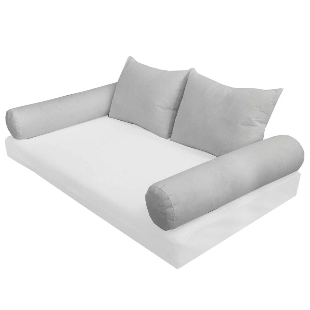 Bolster pillow top forms daybed