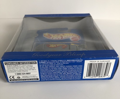 1992 Authentic Commemorative Replica Hot Wheels Goodyear Blimp Limited Edition - Picture 14 of 16