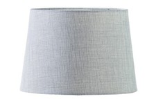 Table Lamp Shade Hepburn Grey Linen Replacement Shade 35cm ES/E27 Soft Fabric