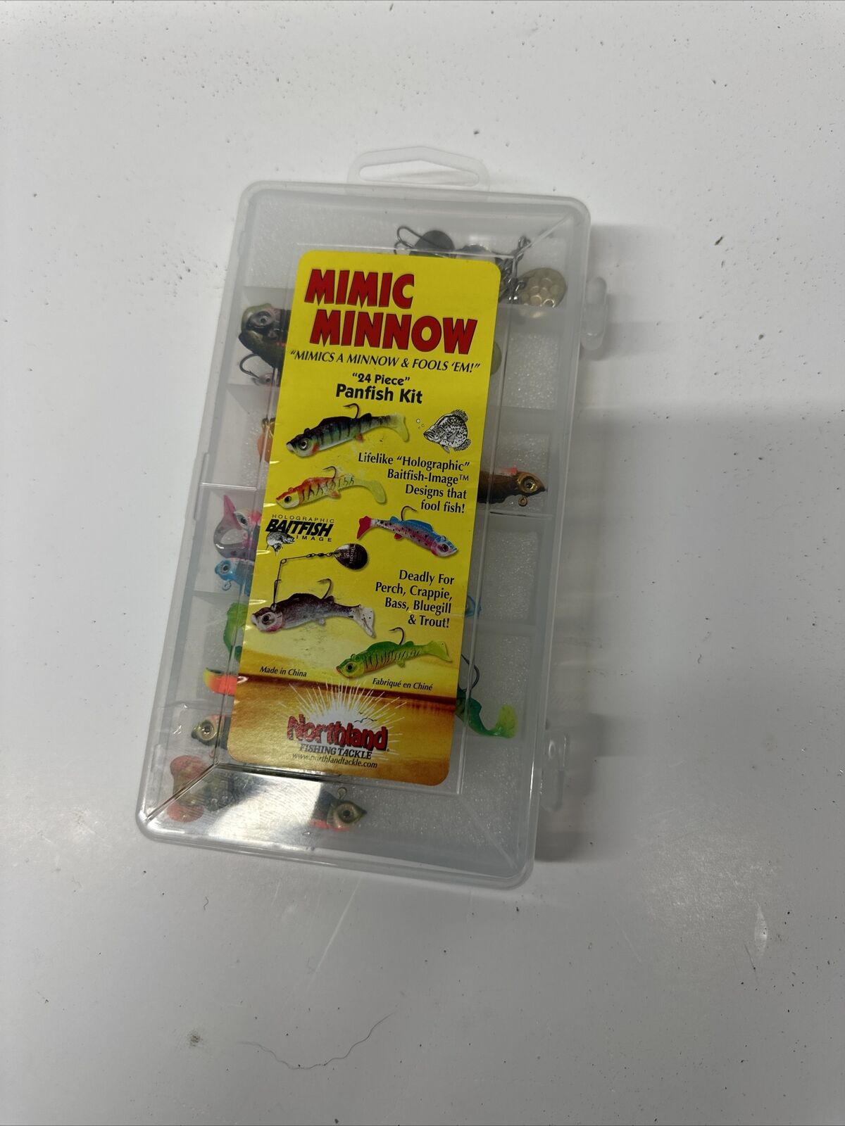 Northland Mimic Minnow Panfish kit 20 pieces total Used