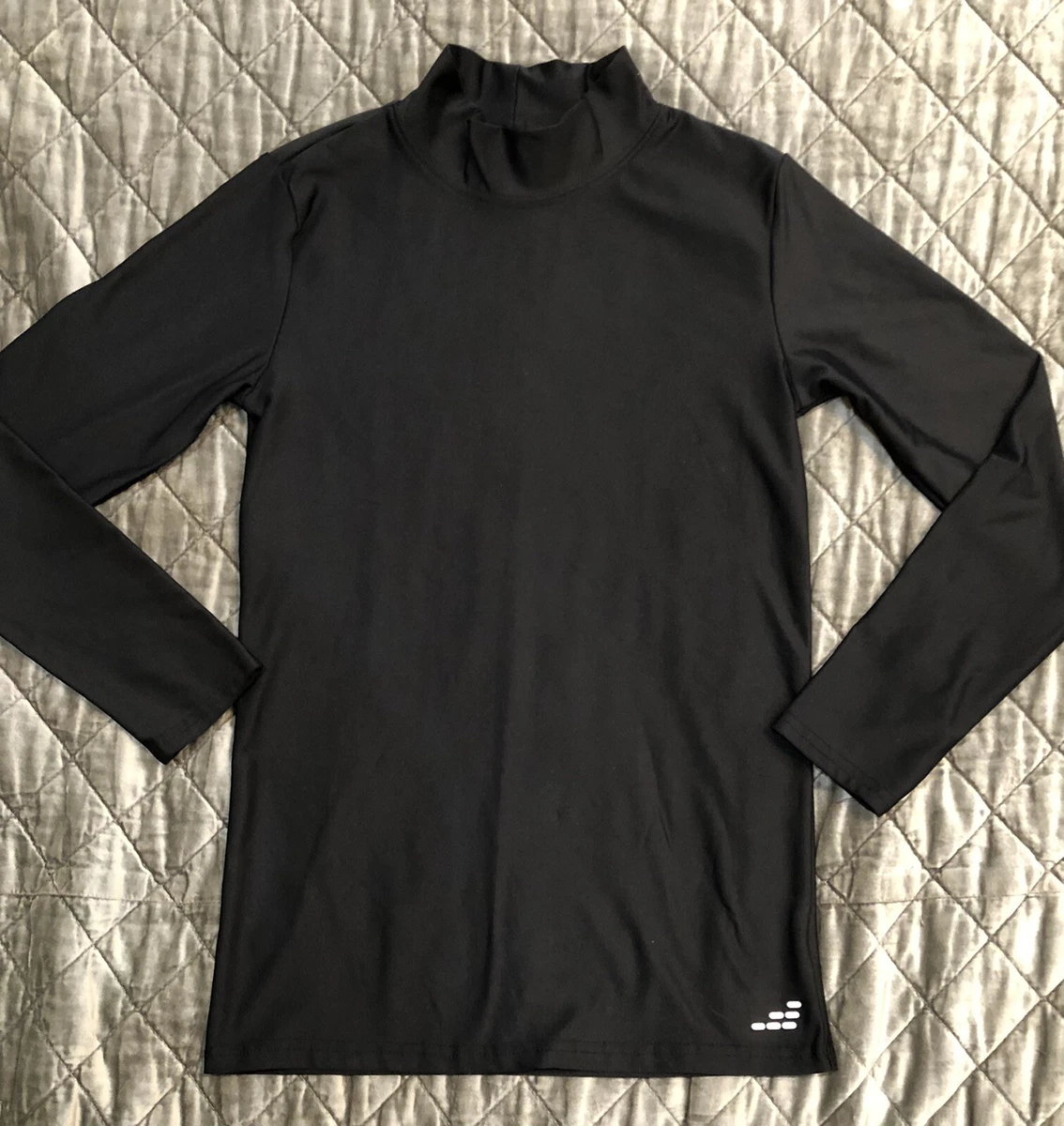 Boys long top sleeve black top