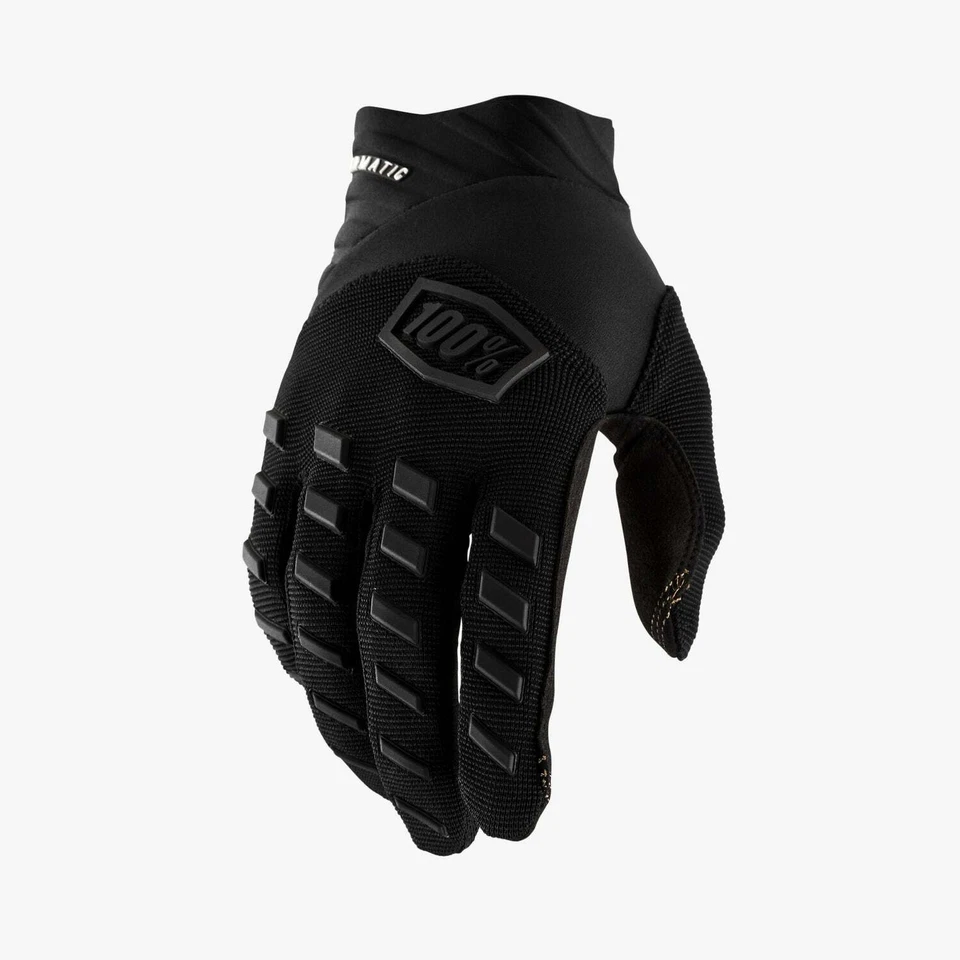2025 100% AIRMATIC GLOVES BLACK CHARCOAL ADULT MOTOCROSS MX BMX MTB CHEAP BIKE