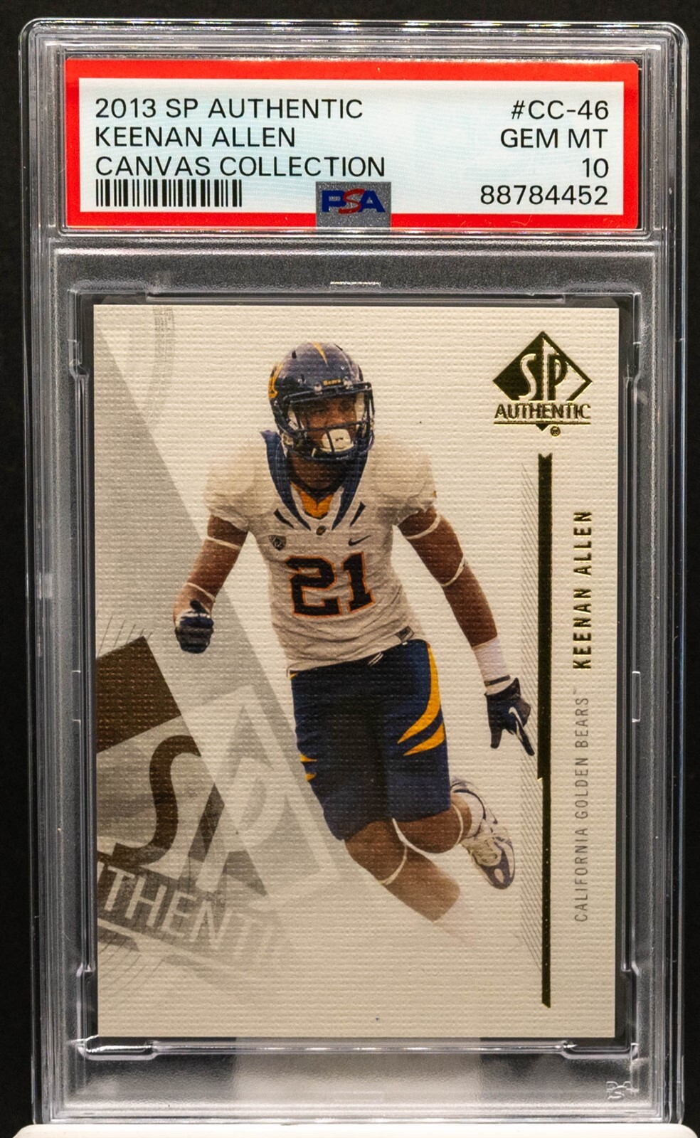 Keenan Allen SP Authentic Canvas Collection #CC46 Base