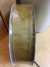 MEMBER'S MARK 1.5" WIDE WIRED EDGE RIBBON, GOLD 5745