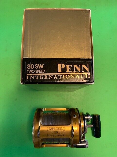 PENN INTERNATIONAL 30SW 2-SPEED FISHING REEL WITH THE PENN INTERNATIONAL 30SW 2-SPEED FISHING REEL WITH THE