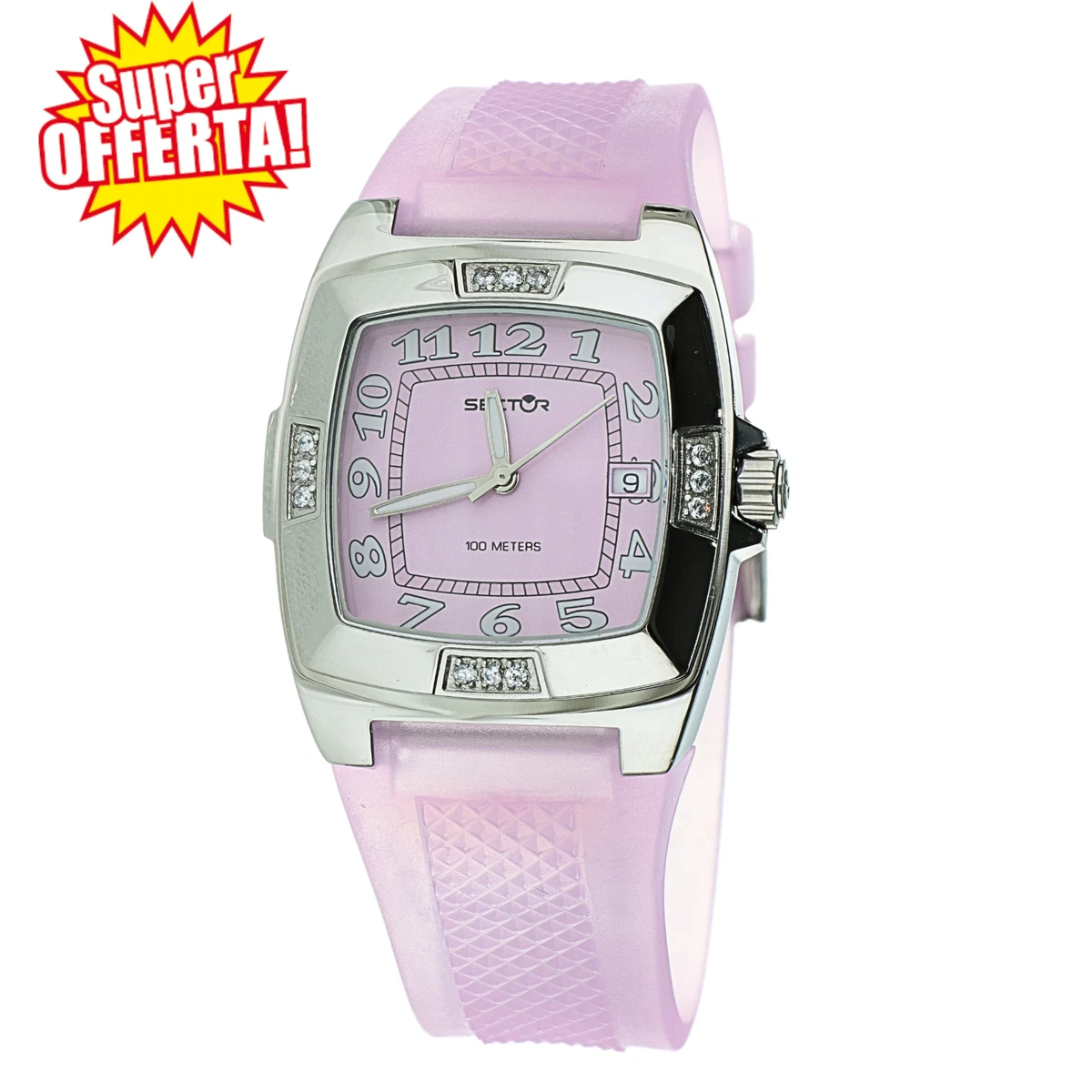 Pink Swarovski Sector Women s Watch Not Found