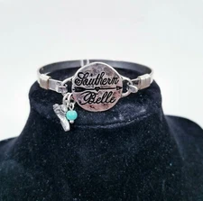 Tipi Womens Bracelet  Southern Western Silver Tone Boho 