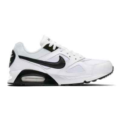  Nike Air Max Ivo Leder Herren Sneaker (UK 6 - 12) Weiß Schwarz Brandneu