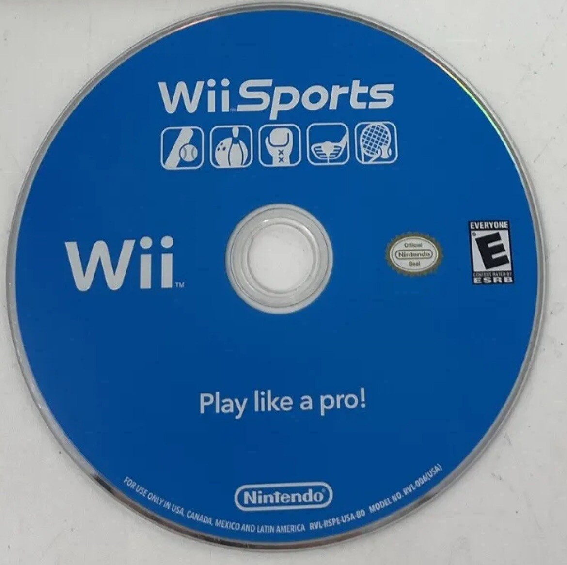 Wii Sports (Nintendo Wii, 2006) Tested & Working Great Wii Sports (Nintendo Wii, 2006) Tested & Working Great