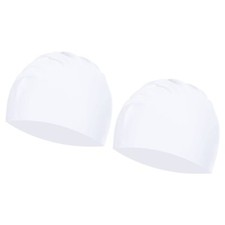Silicone Swim Cap 2 Pack Waterproof Swimming Hat Non-Slip Adult Swimming Caps...