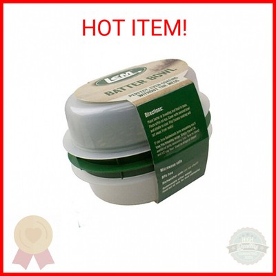 LEM Products Batter Bowl, Translucent and Green