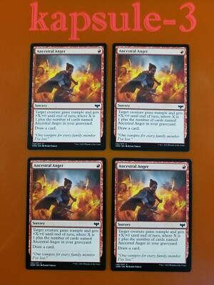 4x Ancestral Anger | Innistrad Crimson Vow | MTG Magic Cards | eBay