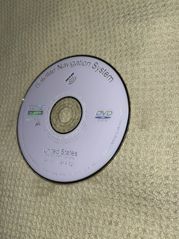DVD de navegação Acura MDX mapa dos EUA 2007 a 2009 versão 4,62 🔶 - Imagem 2 de 4