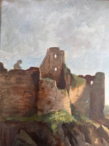 c.1890+BORD DE MER (BRETAGNE?) RUINE A MAREE BASSE+ A VOIR +BEAU FORMAT++ - Afbeelding 11 van 18