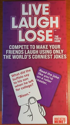 Live Laugh Lose The Party Game New Adult What Do You Meme? New Open Box