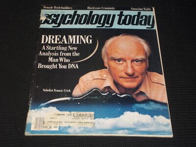 1983 NOVEMBER PSYCHOLOGY TODAY MAGAZINE - FRANCIS CRICK FRONT COVER - E 1119