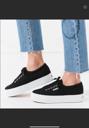 platform black superga