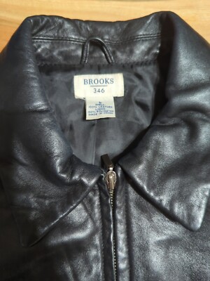 346 BROOKS BROTHERS ジップ レザージャケット Buy brooks brothers