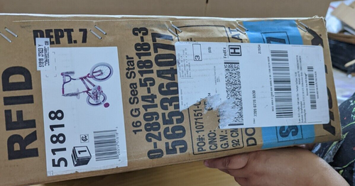 Huffy EZ Build 51818 - Girls Bike 16 G - Sea Star- NEW - Picture 8 of 8