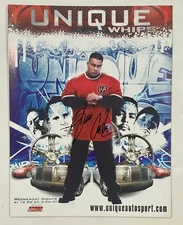 UNIQUE WHIPS AUTO SPORTS WILL CASTRO SIGNED 8.5 X 11 ADVERTISEMENT-TV SHOW-SPEED