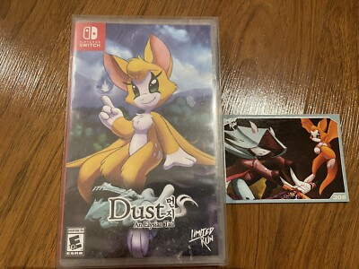 Limited Run Dust An Elysian Tail (Nintendo Switch, 2018) with Card New Sealed