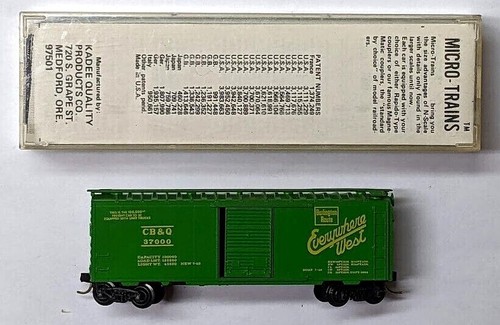MTL Micro-Trains 20130 Chicago Burlington Quincy CB&Q 37000 EW 40 vagón de carga   | Zustand: New