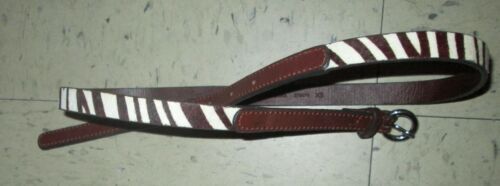 Vintage Ann Taylor Beaded Leather Buckle Belt Size Large  display picture 3