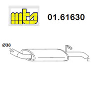 Hinterer SchalldÄMpfer Ford Fiesta III MTS FüR 1460185