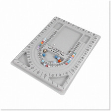 Flocked Bead Board Organizer Tray Kit - Storage and Design Boards for Jewelry Ma
