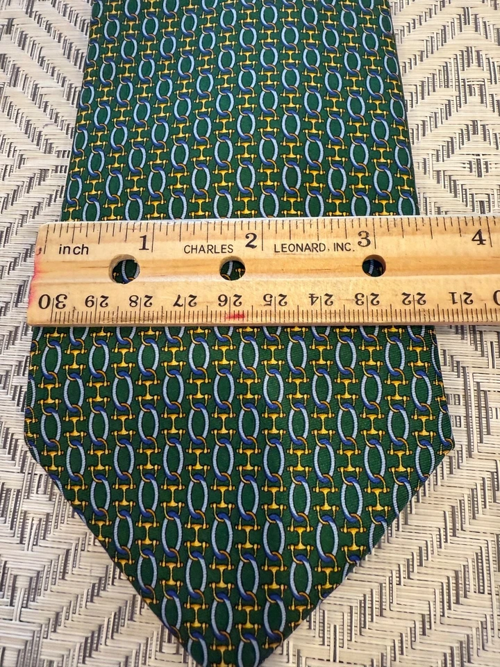 Corbata de seda Brooks para hombre de 3,5 x 58 pulgadas Foto 4 de 4