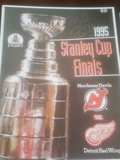 bruce driver signed 8x10 autographed photo 1995 devils stanley cup champ hockey