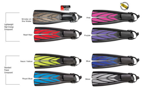 Atomic Aquatics Split Fins Fin Open Heel  All Sizes/ Colors for Scuba Snorkeling - 第 1/20 張圖片