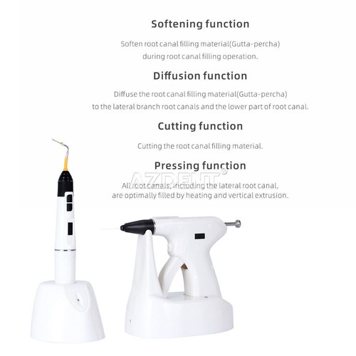 Sistema Obturación Dental Gutta Percha Pluma Calentada+Pistola/Tapón Mano Puntas - Imagen 32 de 33