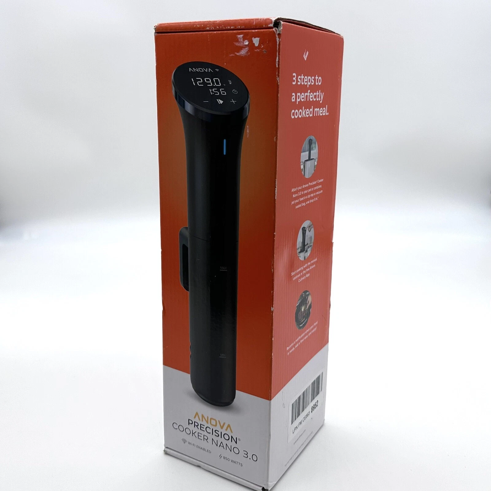 Anova Culinary Sous Vide Precision Cooker Nano 3.0, 800 watts, Model AN425-10
Opens in a new window 