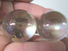 2 BOULDER 1 3/8 INCH 35MM SOAP BUBBLE BY MEGA MARBLES