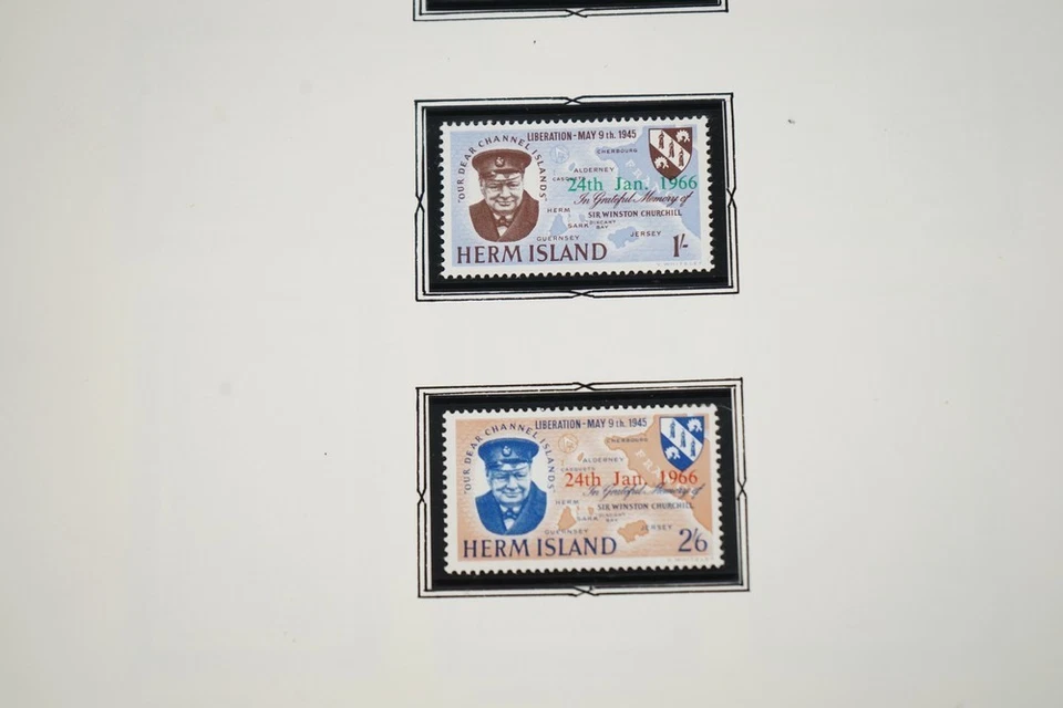 COLEÇÃO MUNDIAL SIR WINSTON CHURCHILL DE 180+ SELOS SEM MARCA DE CHARNEIRA ARMAZENADOS NO ÁLBUM - Imagem 4 de 4