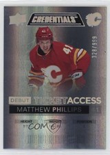 2021-22 Credentials Debut Ticket Access 328/999 Tier 1 Matthew Phillips #60 1o22