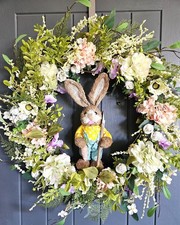 XL Easter Wreath. Multi use also Spring door decor and  Summer wreath 65cm