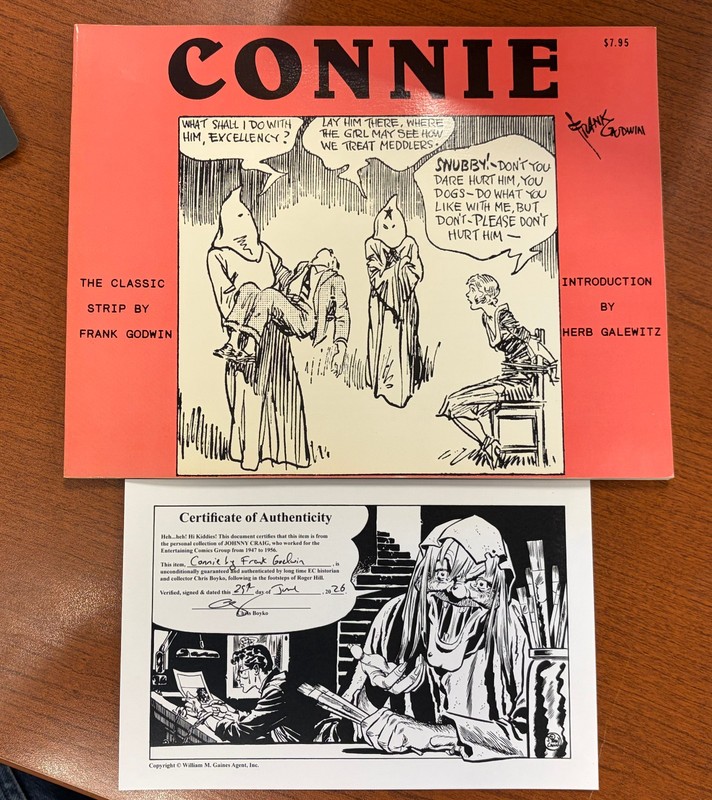 JOHNNY CRAIG ESTATE: CONNIE Frank Godwin (Arcadia Publications 1989, 1st pb) NM