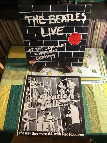 Beatles Bootleg LP Lot~At the Star-Club Hamburg 1962 2xLP~1964 Interview VG+!